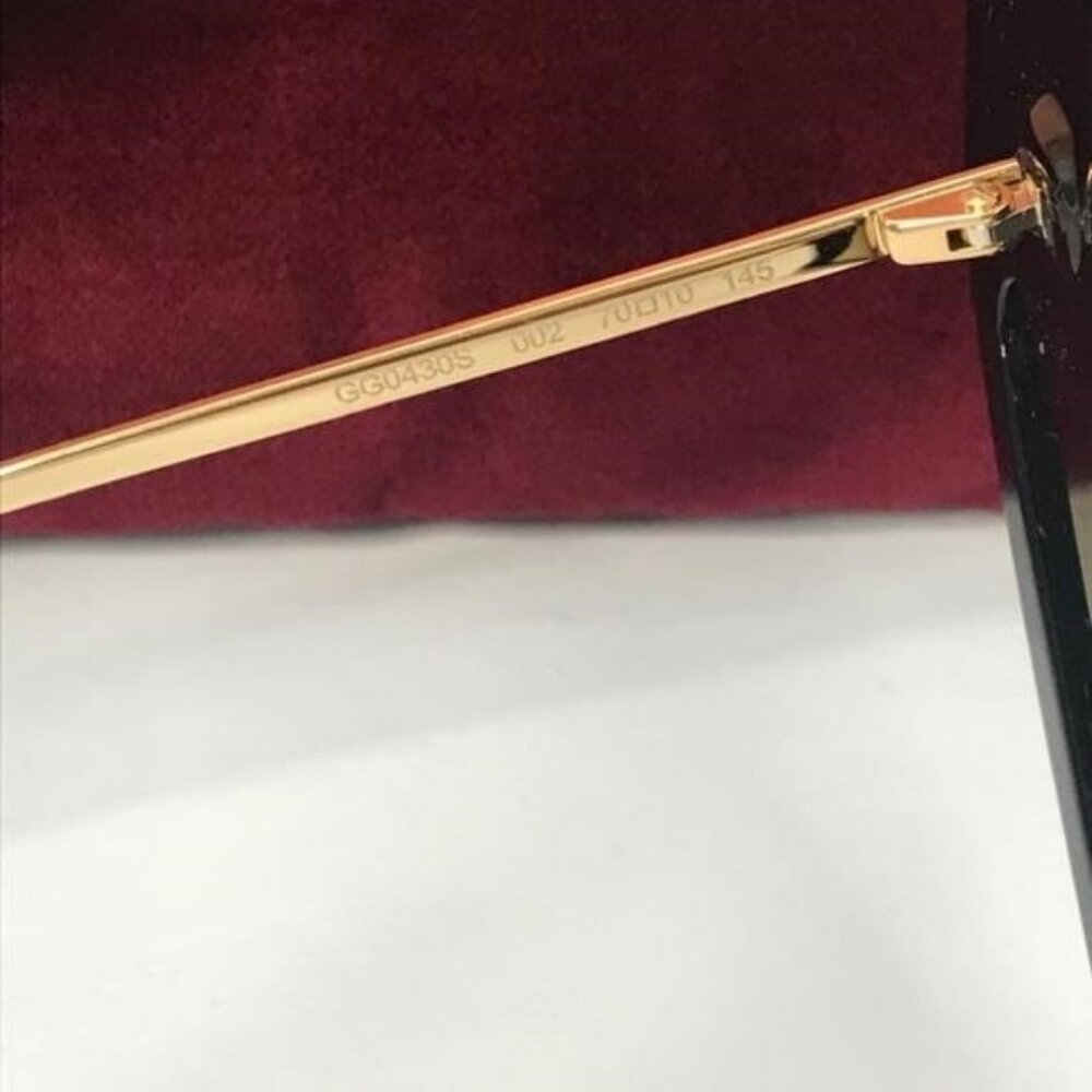 New 💯 Original Gucci Brown Geometric Ladies Sunglasses GG0430S 002 70 - Picture 16 of 16